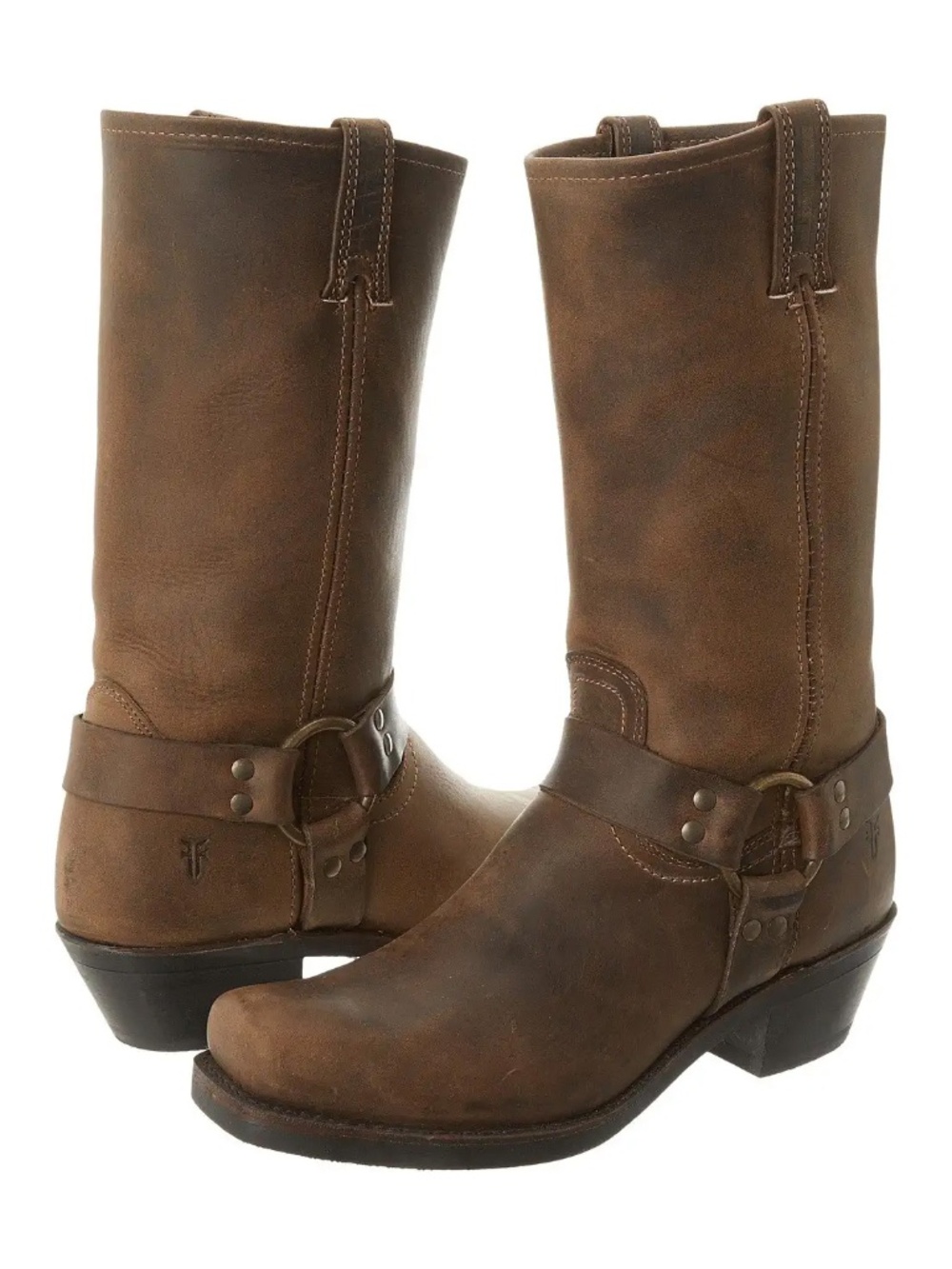 Frye Iconic Womens Harness 12R Boot, Vintage